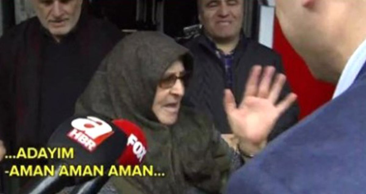 Ekrem İmamoğlu'nun CHP Adayı Olduğunu Öğrenen Yaşlı Kadın, 'Aman Aman Aman' Diyerek Uzaklaştı