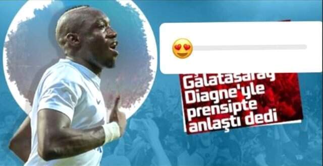 Kasımpaşa'nın Golcüsü Diagne, 'Galatasaray'la Anlaştı' Haberini Beğendi