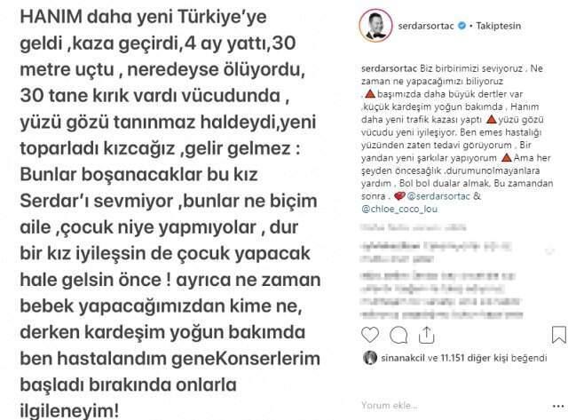Serdar Ortaç, 'Chloe'yi Bırak, Seni Sevenden Çocuk Yap ' Diyen Yeliz Yeşilmen'e Sitem Etti: Kime Ne?