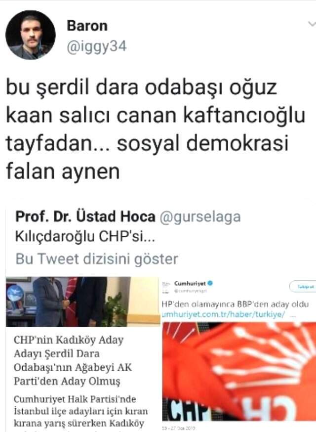CHP'de Şerdil Dara Odabaşı Krizi! Parti Tabanı Ayaklandı