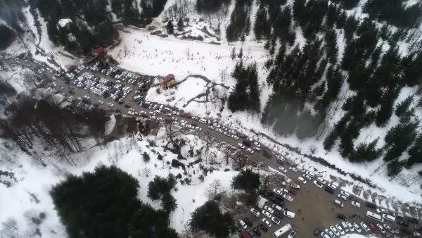 Kartepe Kayak Merkezi Yolunda 15 Kilometrelik Araç Kuyruğu Haberler