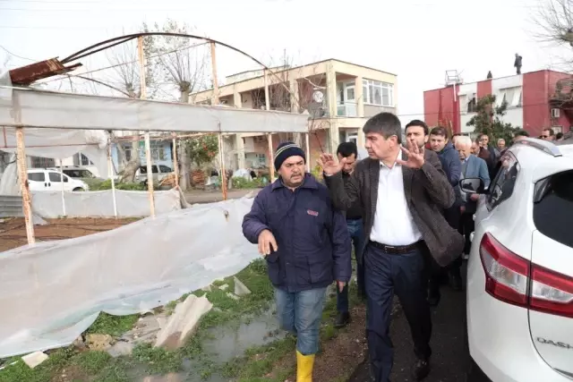 Türel'den Hortumdan Zarar Gören Vatandaşlara Geçmiş Olsun Ziyareti Türel'den Hortumdan Zarar Gören Vatandaşlara Geçmiş Olsun Ziyareti