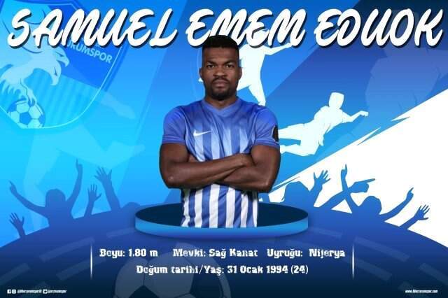 Erzurumspor, Kasımpaşa Forması Giyen Samuel Eduok'la Anlaştı