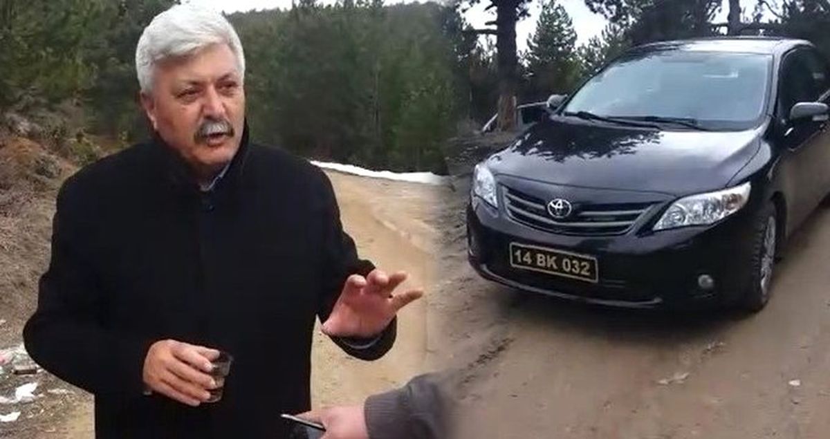 Makam Aracıyla Ormanda Alkol Alan CHP'li Belediye Başkanına, Vatandaşlar Tepki Gösterdi