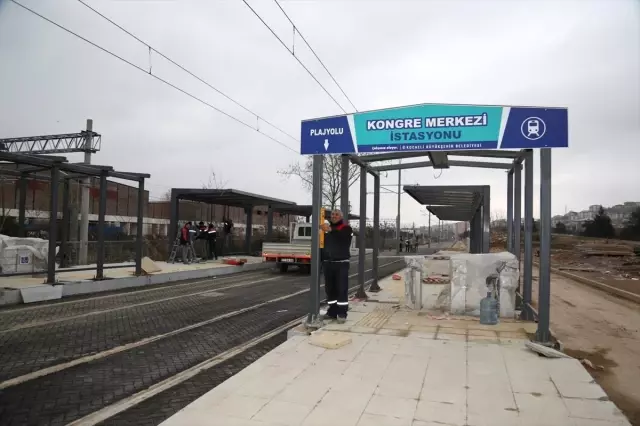 Sekapark-Plajyolu Tramvay Hattı Çalışmaları