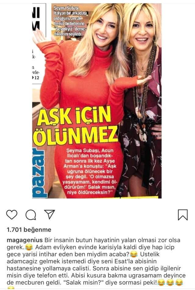 Şeyma Subaşı'nın Hap İçerek İntihar Girişiminde Bulunduğu İddia Edildi