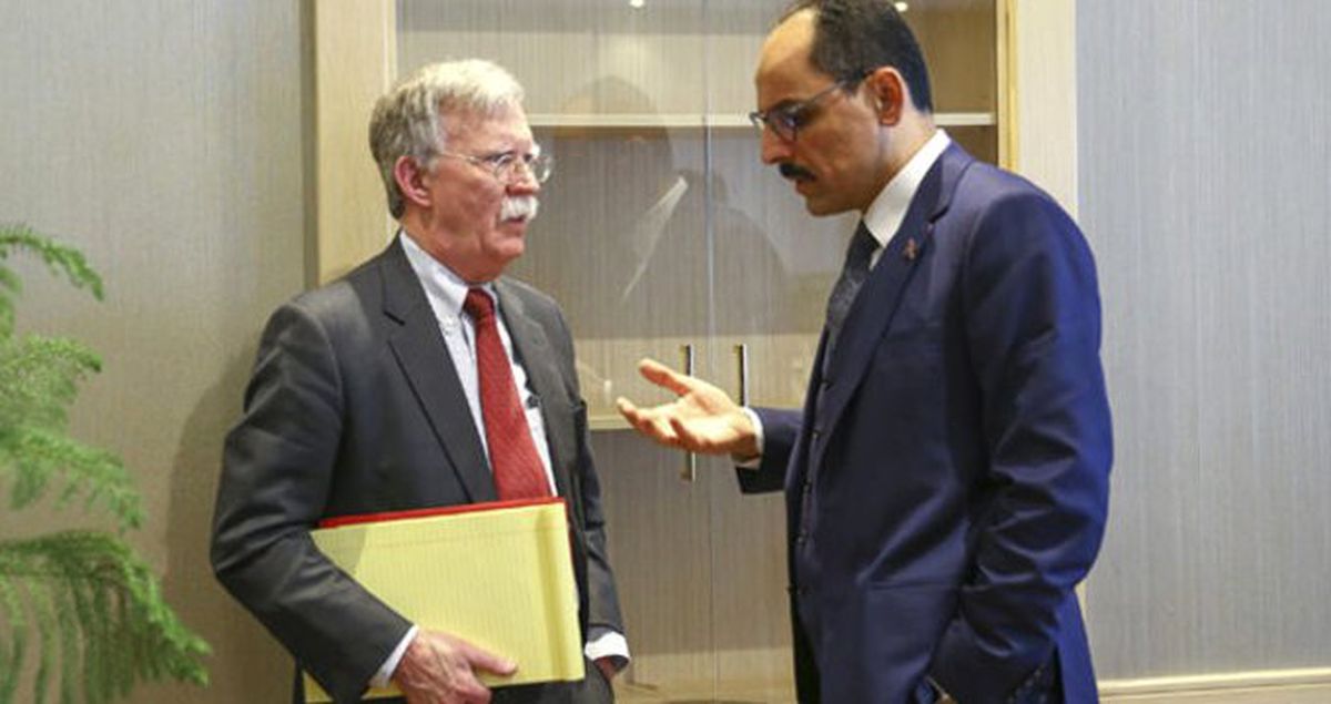 Cumhurbaşkanlığı Sözcüsü İbrahim Kalın ile Trump'ın Danışmanı Bolton, Suriye'yi Görüştü