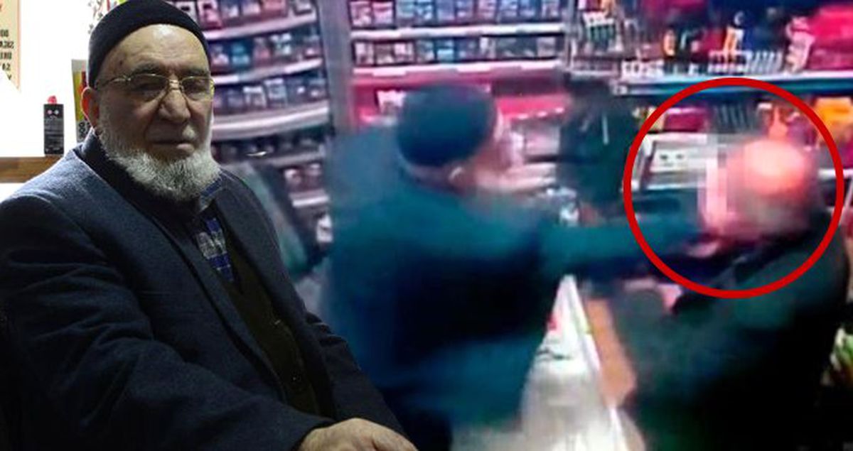77 Yaşındaki Bakkal, Kendisini Dolandırmak İsteyen Kişiye Attığı Tokatla Sosyal Medyada Fenomen Oldu