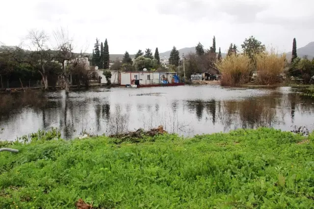 Bodrum'da Tekneler Battı, Araziler Sular Altında Kaldı