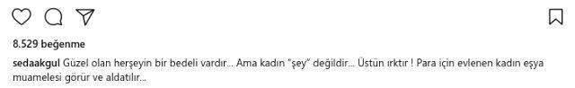 Seda Akgül'den Olay Yaratan Açıklama: Para İçin Evlenen Kadın Aldatılır