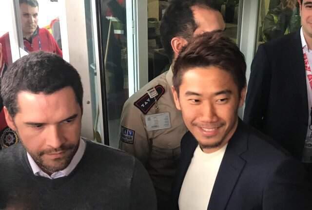 Beşiktaş'ın Yeni Transferi Shinji Kagawa, İstanbul'a Geldi
