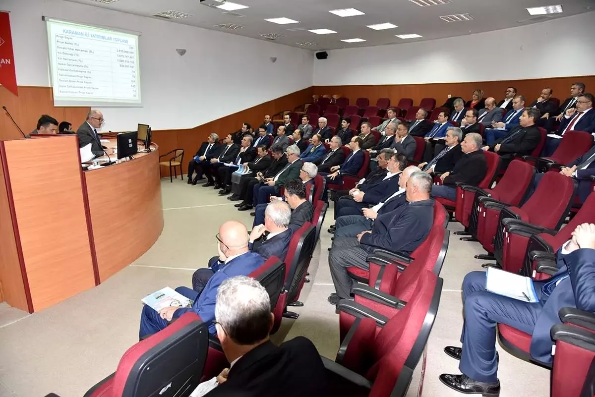 Karaman'da 'İl Koordinasyon Kurulu Toplantısı'