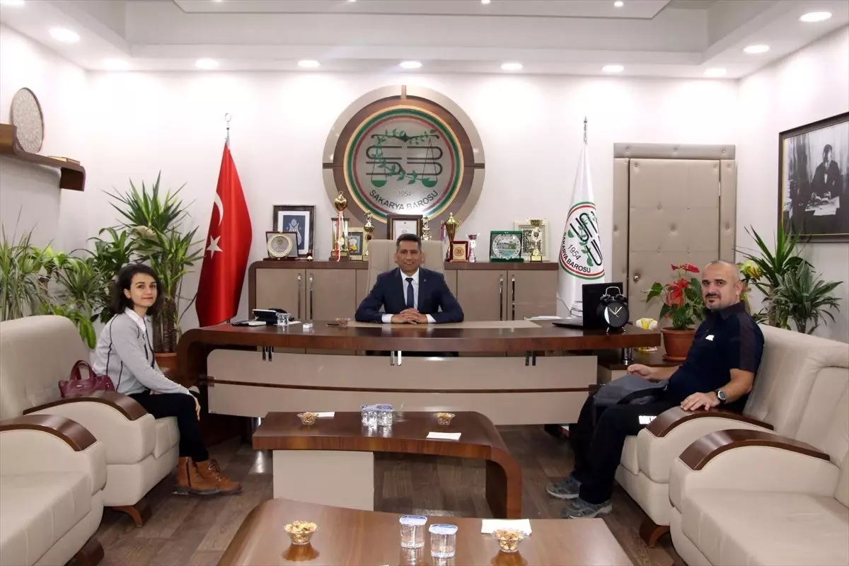 Sakarya Barosu Başkanı Burak'a Ziyaretler