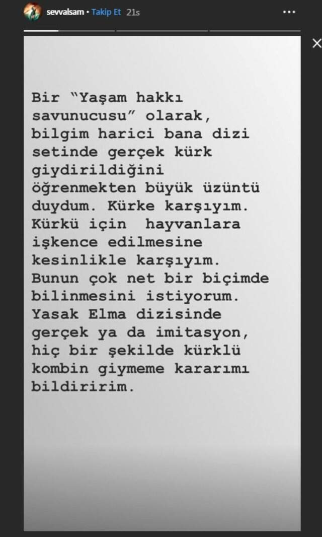 Yasak Elma Dizisinde Gerçek Kürk Skandalı!