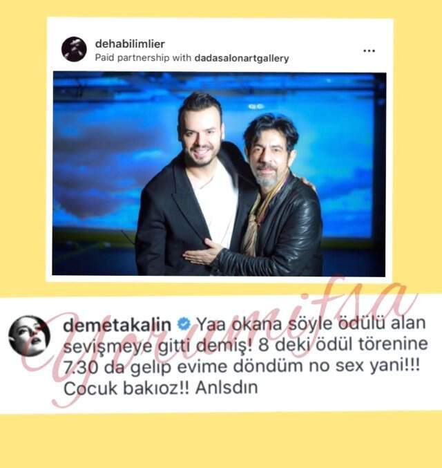 Demet Akalın, 'Ödülünü Alan Sevişmeye Koşuyor' Diyen Okan Bayülgen'e Sitem Etti