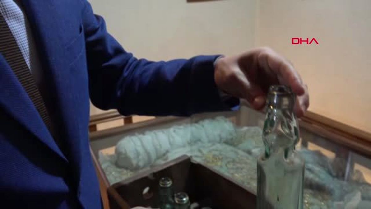 Balıkesir 1930'lu Yıllardan Bilyeli Gazoz Şişesi Müzede Sergileniyor