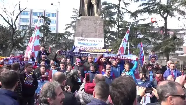 Trabzon'da Pfdk ve Tff'ye Protesto Trabzon'da Pfdk ve Tff'ye Protesto