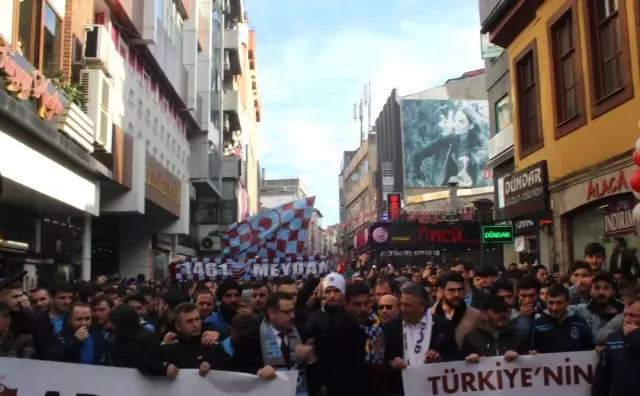 Trabzon'da Tff Protestosu Trabzon'da Tff Protestosu