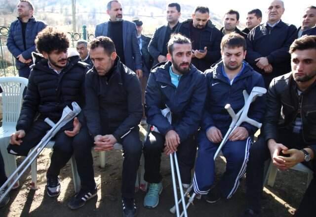 Ampute Milli Takım Kaptanı Osman Çakmak'ın Annesi Son Yolculuğuna Uğurlandı