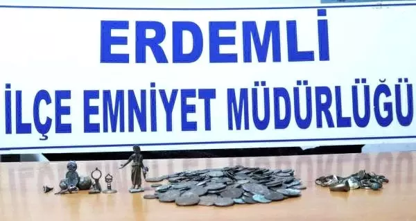 Erdemli'de Tarihi Eser Operasyonu: 3 Gözaltı Erdemli'de Tarihi Eser Operasyonu: 3 Gözaltı