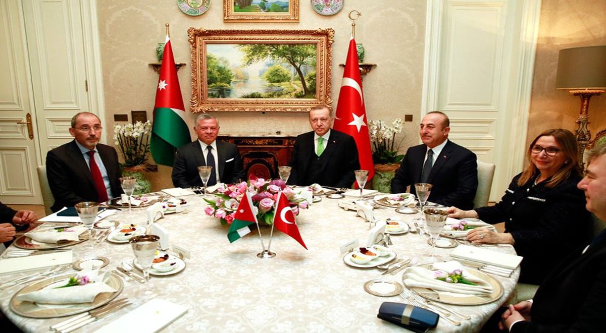 Erdoğan Ürdün Kralı Abdullah ile Bir Araya Geldi