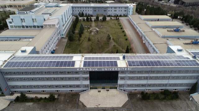 Karabük Üniversitesi Kendi Elektriğini Güneş Panelleri ile Üretiyor
