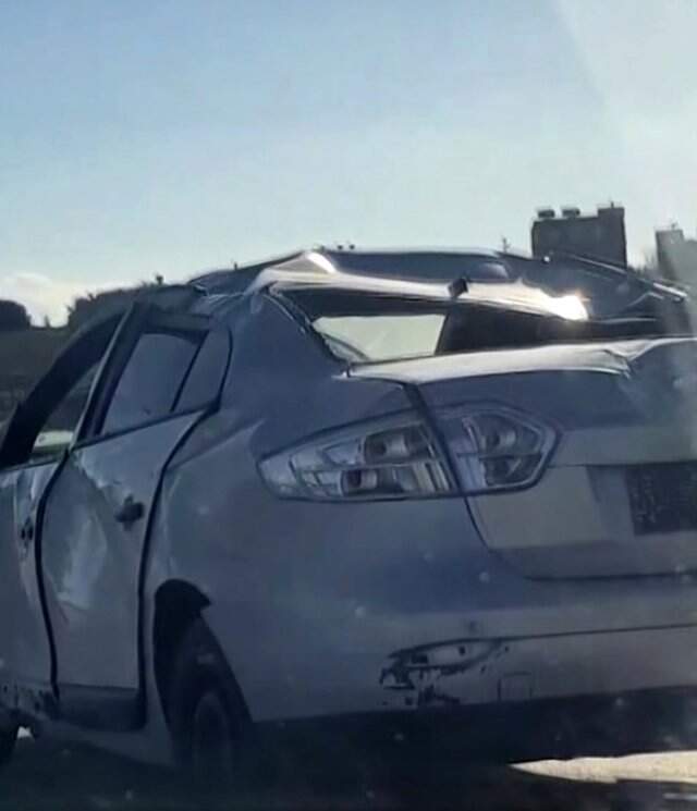 Vurdumduymaz Sürücü, Kaza Yaptığı Otomobiliyle Trafiğe Çıktı
