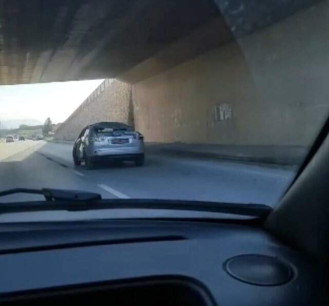 Vurdumduymaz Sürücü, Kaza Yaptığı Otomobiliyle Trafiğe Çıktı