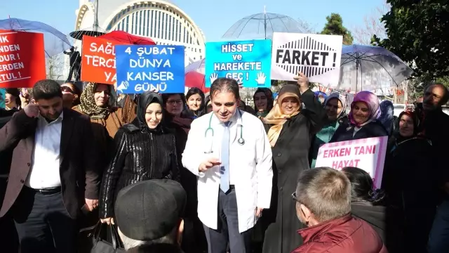 Kansere FarkÄ±ndalÄ±k Ä°Ã§in Ä°Ã§in Steteskopla YÃ¼rÃ¼dÃ¼ler