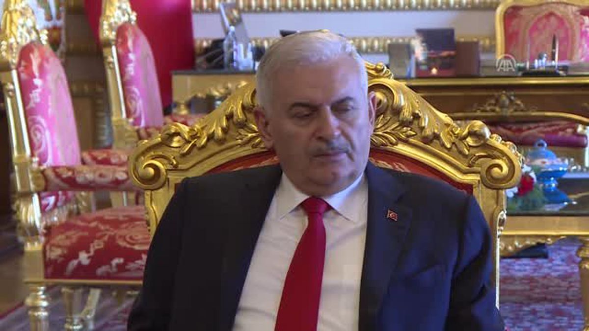 TBMM Başkanı Yıldırım, Keipa Genel Sekreteri Asaf Hacıyev'i Kabul Etti