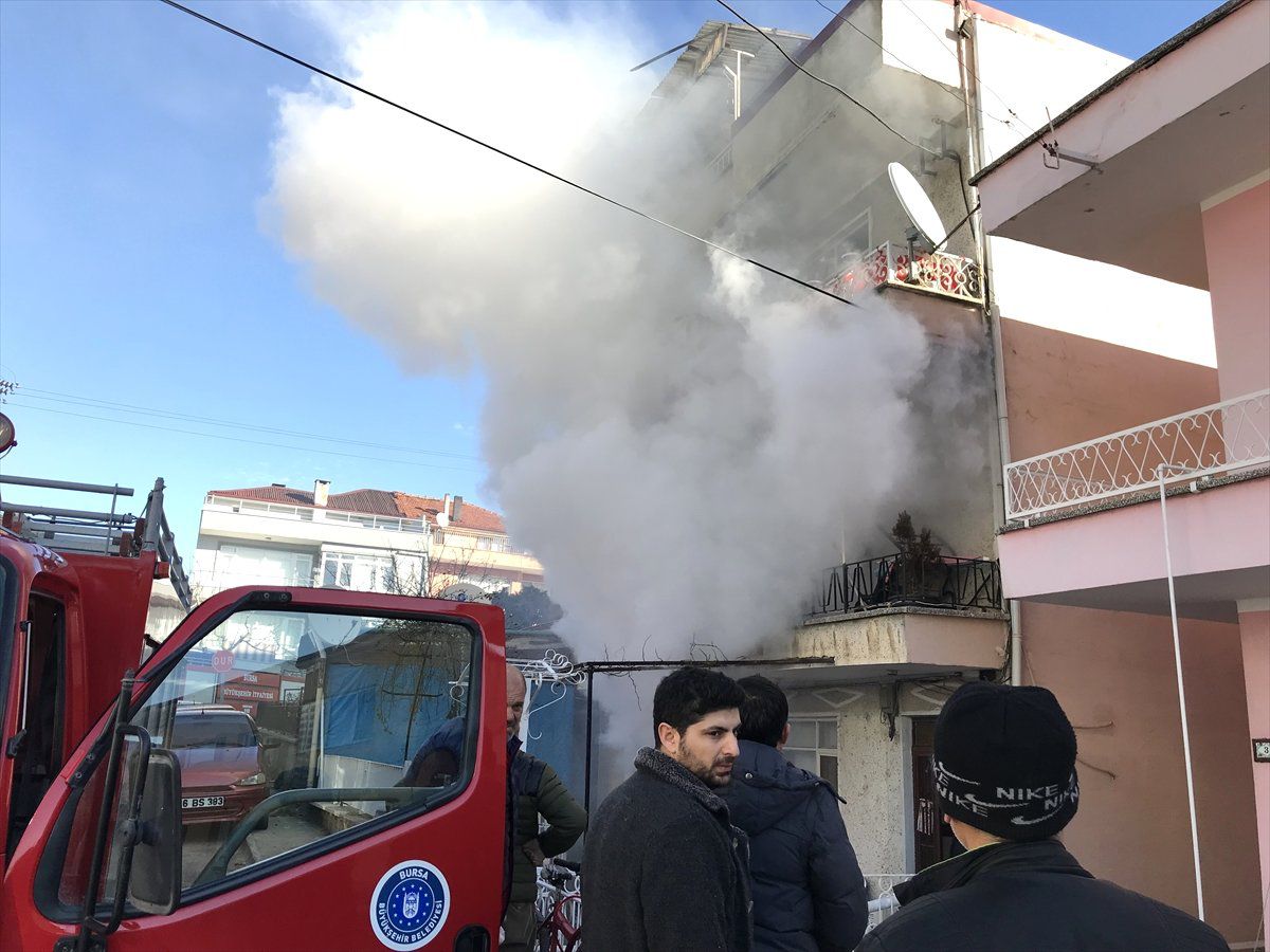 İznik'te Ev Yangını