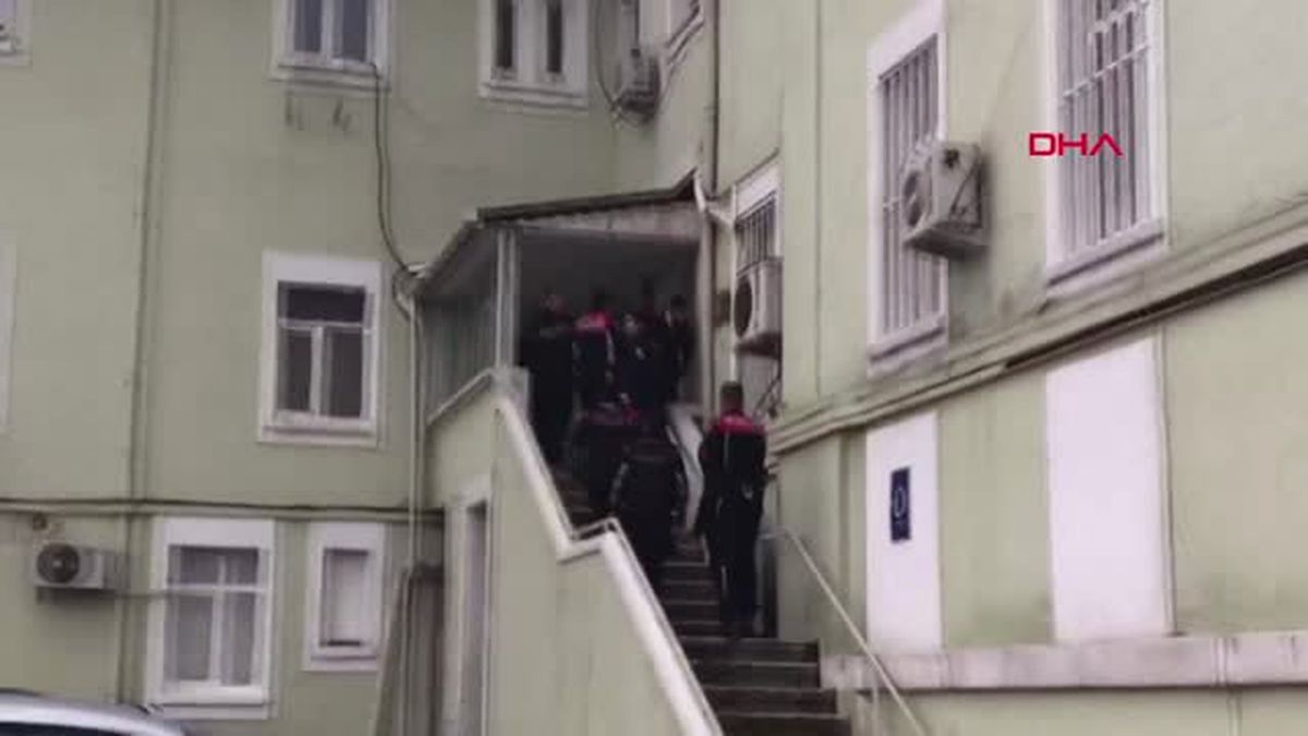 İstanbul- Kasımpaşa Askeri Deniz Hastanesi'nde Silahlı Kişi Hareketliliği