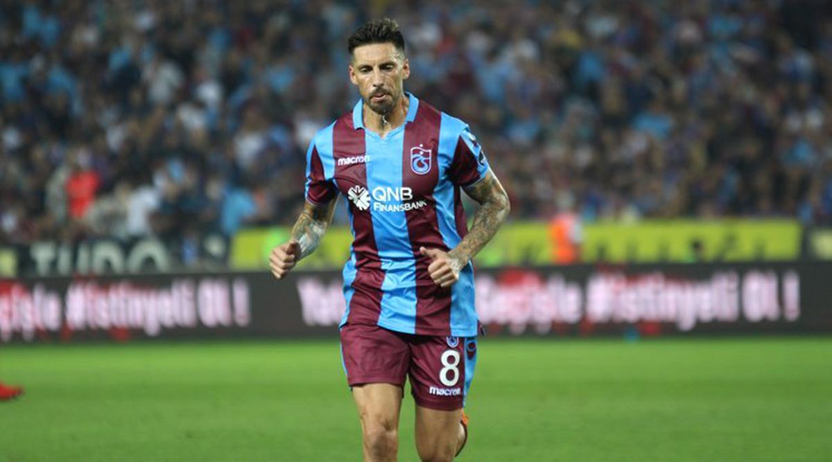 Trabzonspor'un Arjantinli Oyuncusu Jose Sosa'nın Dalya Heyecanı