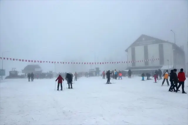 Ilgaz Dağı'nda Sis Etkili Oluyor