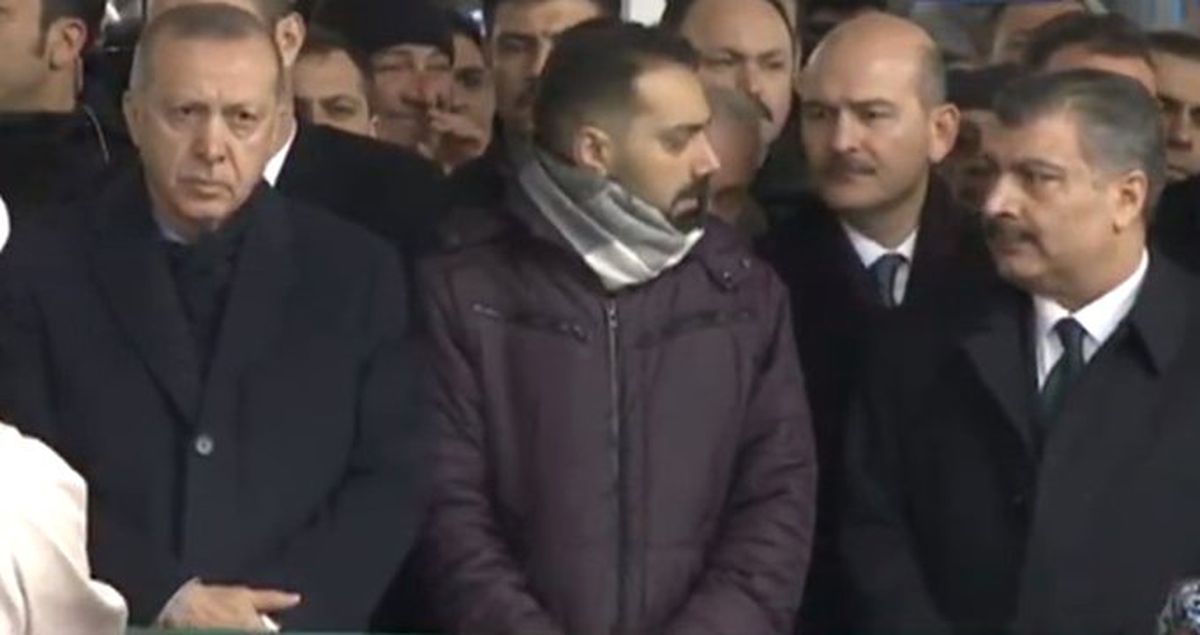 Erdoğan'ın Katıldığı Cenazede Dikkat Çeken Anlar