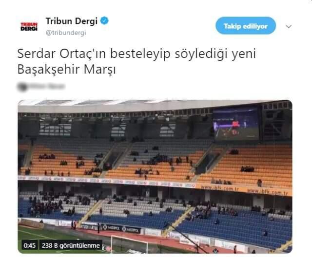 Şarkıcı Serdar Ortaç, Medipol Başakşehir İçin Marş Besteledi