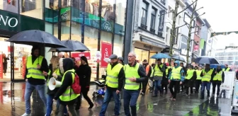 Belçika'da 38 Sarı Yelekliye Gözaltı