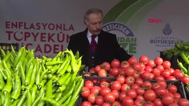 İstanbul- Üreticiden Tüketiciye Doğrudan Sebze Satışı Başladı İstanbul- Üreticiden Tüketiciye Doğrudan Sebze Satışı Başladı
