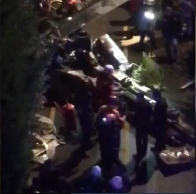 İşte İstanbul'da Düşen Askeri Helikopterden İlk Görüntüler