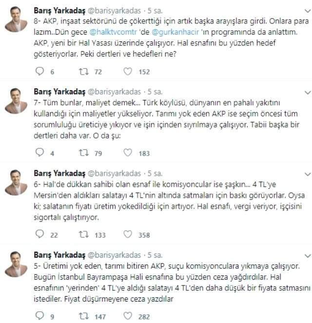CHP'li Yarkadaş: Tanzim Satıştan İBB, 2 Günde 400 Bin TL Zarar Etti