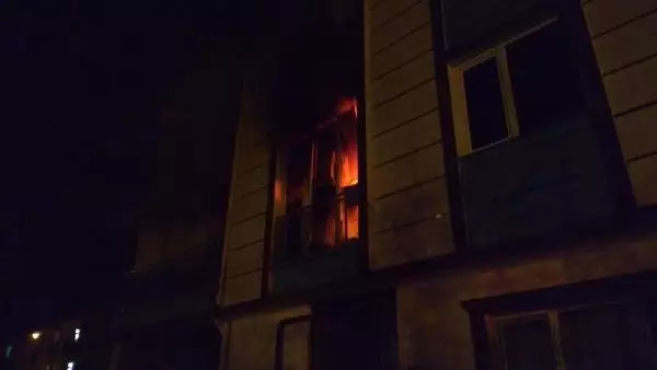 İnegöl'de Binada Yangın Paniği