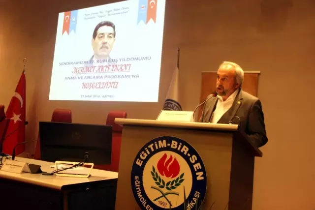 Mehmet Akif İnan, Eğitim Bir Sen'in Kuruluşu'nun 27. Yıldönümünde Anıldı