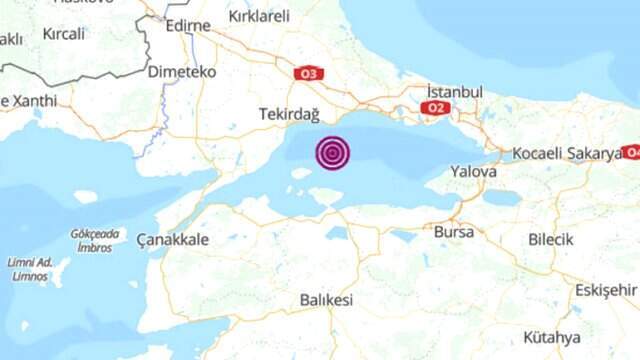 Son Dakika! Marmara Denizi'nde Korkutan Deprem