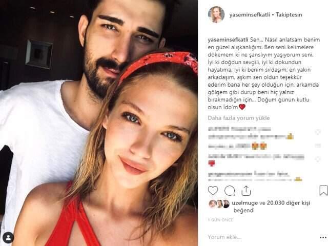Yasemin Şevkatli, Sevgilisi İdo Tatlıses'in Doğum Günü İçin Stüdyoya Girerek Şarkı Söyledi