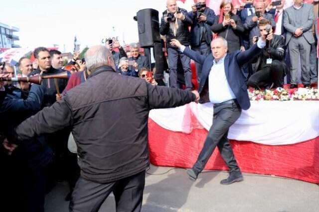 Muharrem İnce, Samsun'da Cigoş Oynadı