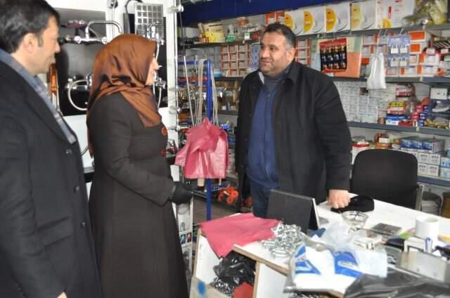 Patnos Eş Başkan Adaylarının Esnaf Ziyaretleri Devam Ediyor