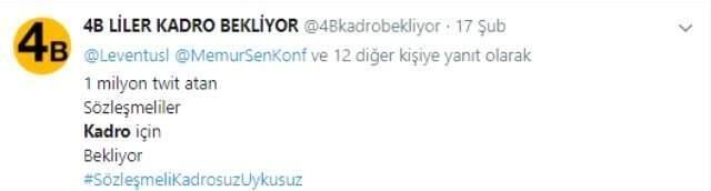 Sözleşmeli Personeller Kadro Bekliyor