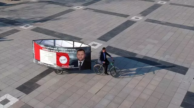 Bisikleti Seçim Aracı Oldu