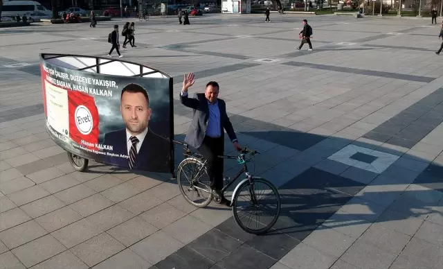 Bisikleti Seçim Aracı Oldu