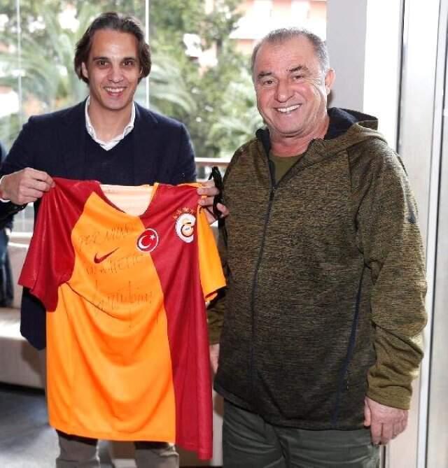 Nuno Gomes, Fatih Terim'i Ziyaret Etti